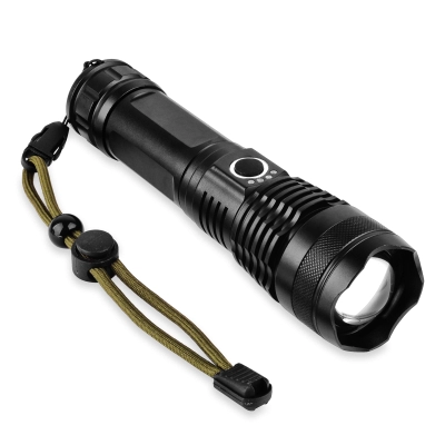 LATARKA LED GRUS 1000LM 1x26650 czarny